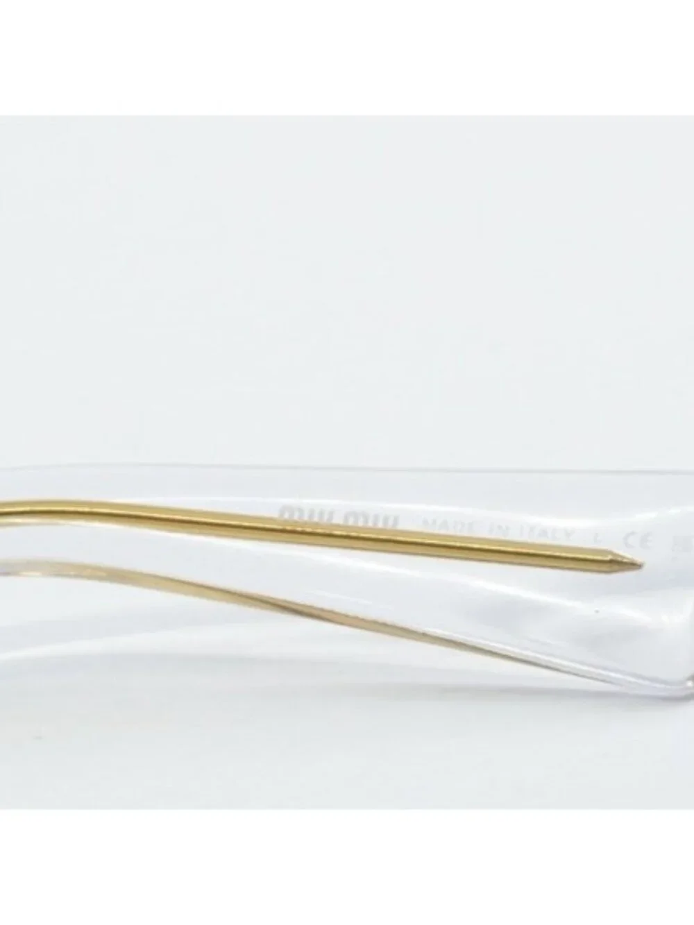 Miu Miu MU04UV 2AZ1O1 Eyeglasses - Crystal 52mm Square Frame